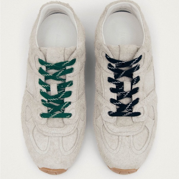 Miu Miu Shoes - ALOHAS TB.56 Fuzzy Suede Sneakers, 37